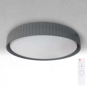 Brilagi - Plafoniera dimmerabile a LED LUCIA LED/48W/230V 3000-6500K Ø 41 cm grigia + telecomando