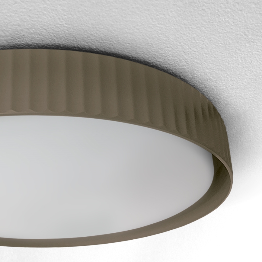 Brilagi - Plafoniera LED dimmerabile LUCIA LED/60W/230V 3000-6500K Ø 59 cm taupe + telecomando