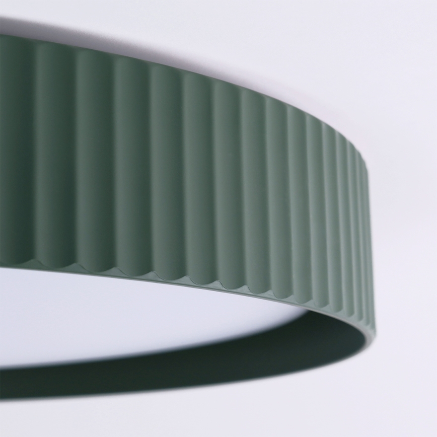 Brilagi - Plafoniera LED dimmerabile LUCIA LED/60W/230V 3000-6500K Ø 59 cm verde + telecomando