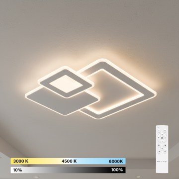 BRILAGI - plafoniera dimmerabile a LED MODERN LED/93W/230V 3000-6000K 48,5x48,5 cm + telecomando