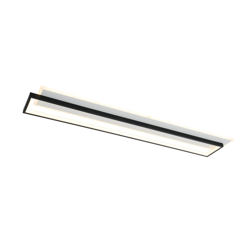 Brilagi - Plafoniera dimmerabile a LED OUTLINE LED/90W/230V 3000-6000K 18x100 cm bianco/nero + telecomando
