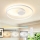Brilagi - Plafoniera dimmerabile a LED TWISTER LED/75W/230V 3000-6000K diam. 70 cm bianco + telecomando