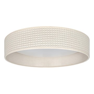 Brilagi - Plafoniera dimmerabile a LED VELVET SMARTIX LED/24W/230V 3000-6000K Ø 45 cm crema Wi-Fi Tuya Beacon + telecomando