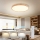Brilagi - Plafoniera dimmerabile a LED WOODROUND LED/40W/230V 3000-6000K diam. 60 cm in legno CRI 90 + telecomando