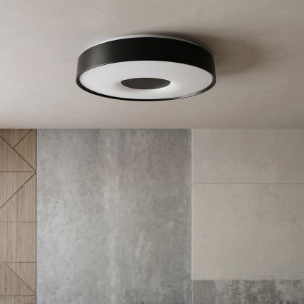Brilagi - Plafoniera LED dimmerabile JAMIS LED/48W/230V 3000-6500K Ø 39 cm nero + telecomando