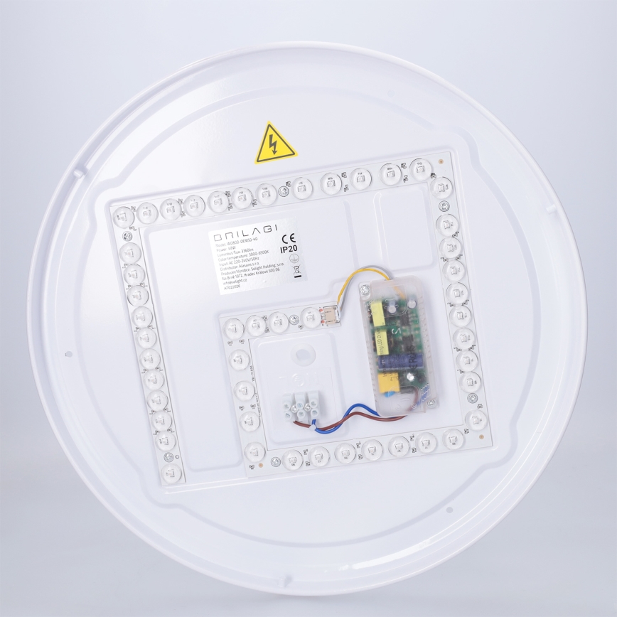 Brilagi - Plafoniera LED dimmerabile JAMIS LED/48W/230V 3000-6500K Ø 39 cm nero + telecomando