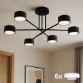 Brilagi - Plafoniera dimmerabile LED RGB+CCT MONO 6xGX53/14W/230V 2700-6500K Wi-Fi Tuya nero