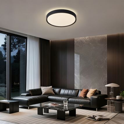 Brilagi - Plafoniera LED dimmerabile ORINO LED/54W/230V 3000-6000K nera Ø 43 cm + telecomando