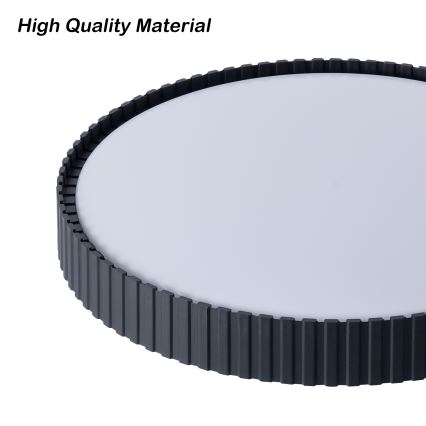 Brilagi - Plafoniera LED dimmerabile ORINO LED/54W/230V 3000-6000K nera Ø 43 cm + telecomando