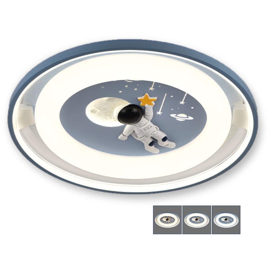 BRILAGI - Plafoniera LED dimmerabile per bambini ASTRO LED/55W/230V 3000-6000K Ø 50 cm + telecomando