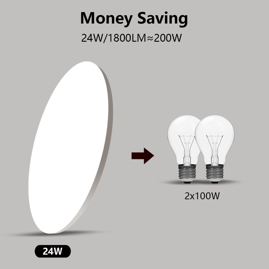 Brilagi - Lampada dimmerabile SMART STARS LED 24W 230V Ø 38 cm 2700-6500K Wi-Fi Tuya + telecomando