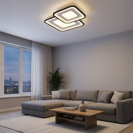 Brilagi - Plafoniera a LED dimmerabile TANDORA LED/49W/230V 50x50 cm 3000-6000K + telecomando