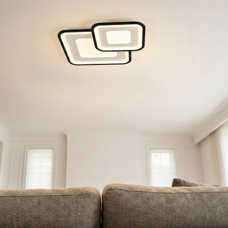 Brilagi - Plafoniera a LED dimmerabile TANDORA LED/49W/230V 50x50 cm 3000-6000K + telecomando