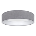 Brilagi - Plafoniera dimmerabile VELVET SMARTIX STARS LED/36W/230V 3000-6000K Ø 55 cm grigio Wi-Fi Tuya Beacon + telecomando