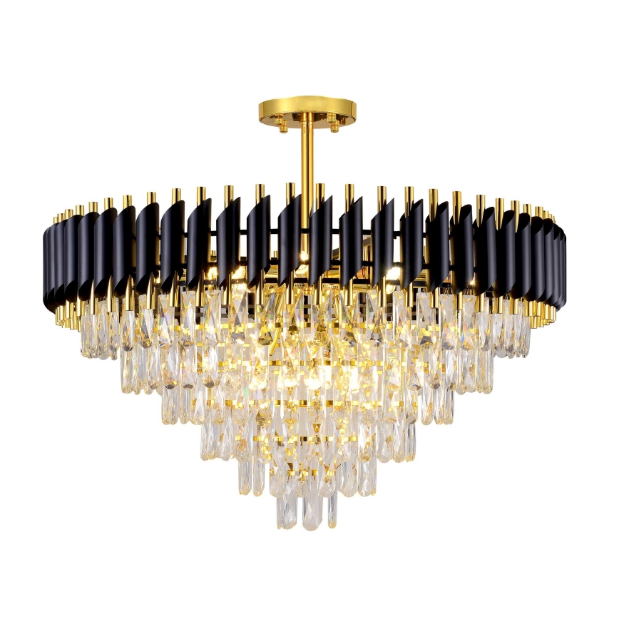 BRILAGI - Plafoniera ECLIPSE 12xE14/10W/230V Ø 78 cm oro/nero