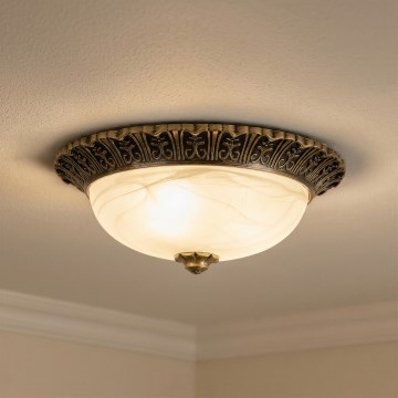 Brilagi - Plafoniera FRESCO 2xE27/40W/230V Ø 30 cm dorata