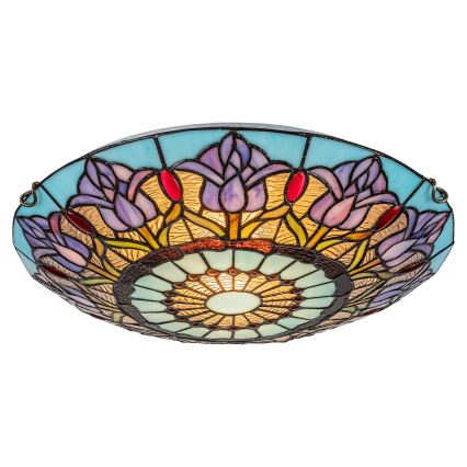 Brilagi - Plafoniera in stile Tiffany LORAS 2xE27/60W/230V