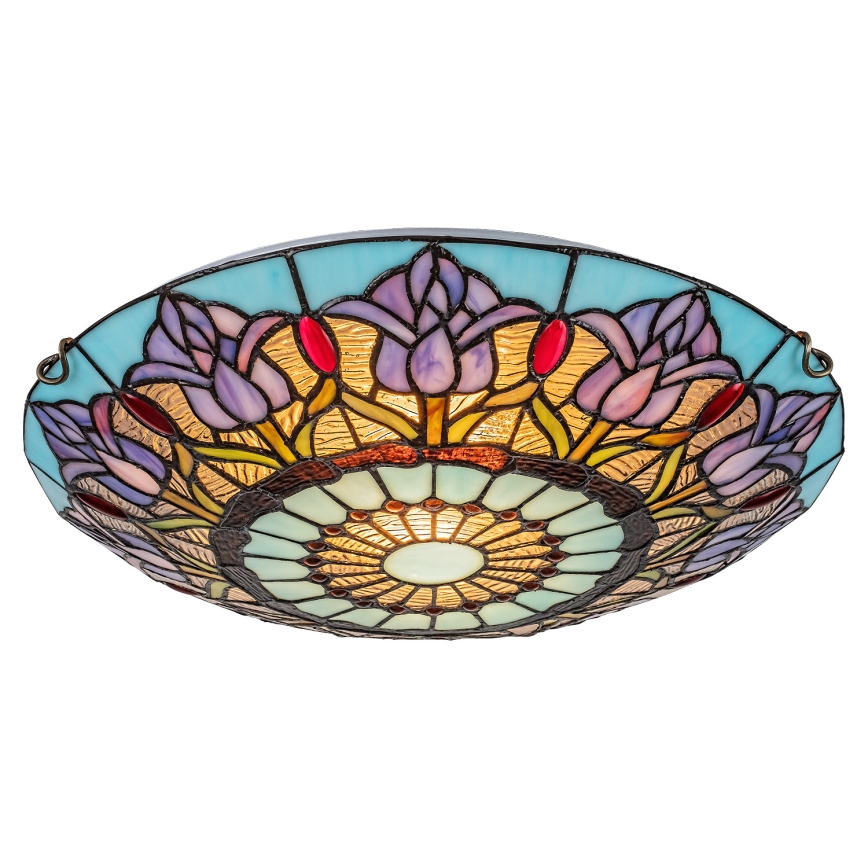 Brilagi - Plafoniera in stile Tiffany LORAS 2xE27/60W/230V
