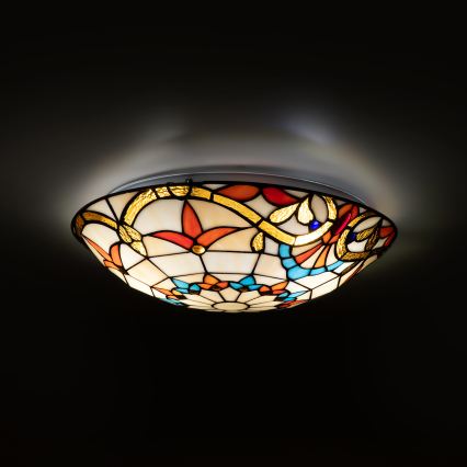 Brilagi - Plafoniera in stile Tiffany MIRABELLA 2xE27/60W/230V Ø 40 cm