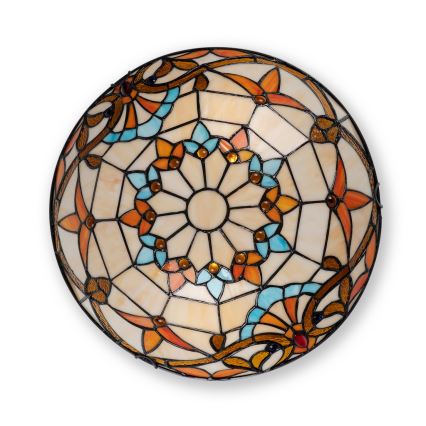 Brilagi - Plafoniera in stile Tiffany MIRABELLA 2xE27/60W/230V Ø 40 cm