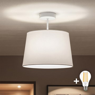 Brilagi - Plafoniera LED a montaggio superficiale CERIA 1xE27/60W/230V Ø 30 cm bianco