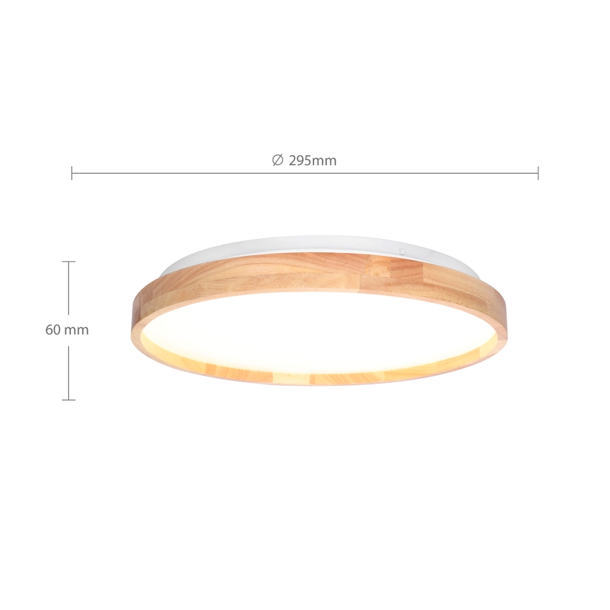 Brilagi - Plafoniera LED ALSON LED/24W/230V quercia