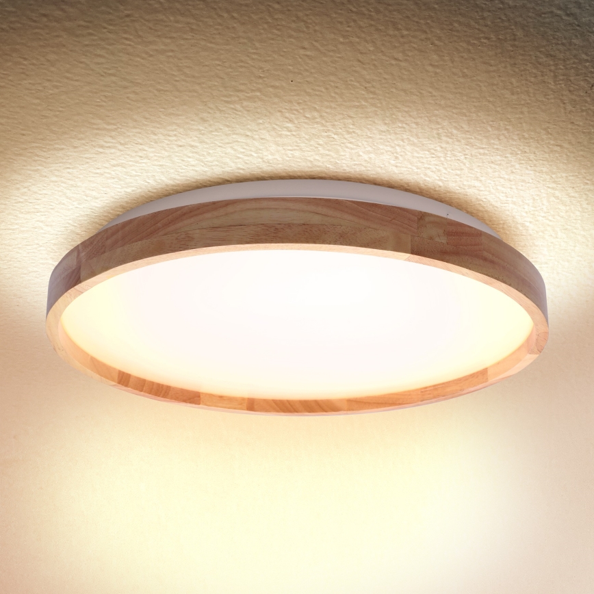 Brilagi - Plafoniera LED ALSON LED/24W/230V Ø 29,5 cm rovere