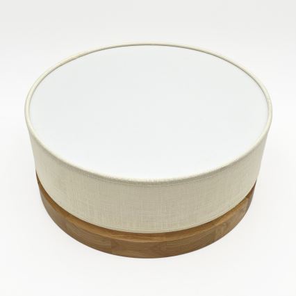 Brilagi - Plafoniera LED BELLADONNA LED/20W/230V Ø 30 cm crema/rovere