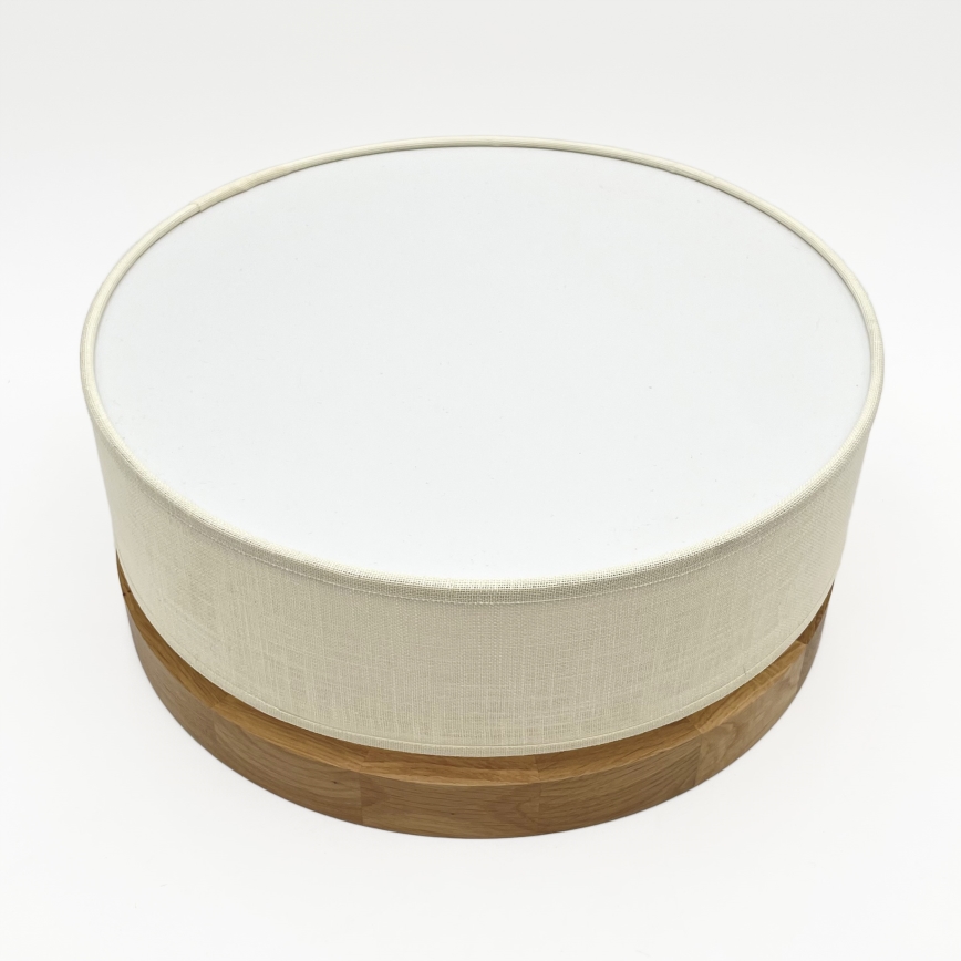 Brilagi - Plafoniera LED BELLADONNA LED/20W/230V Ø 30 cm crema/rovere