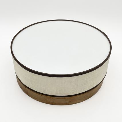 Brilagi - Plafoniera LED BELLADONNA LED/20W/230V Ø 30 cm crema/rovere