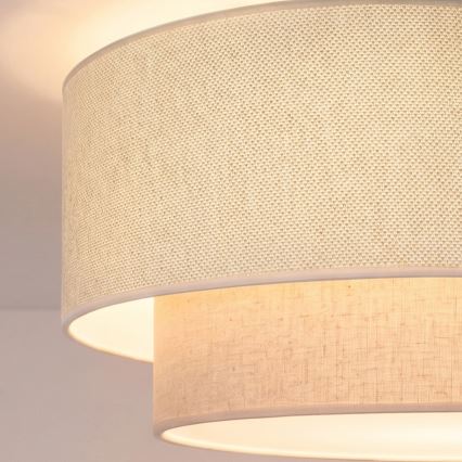 Brilagi - Plafoniera LED BOHO ECO 1xE27/10W/230V diam. 40 cm crema