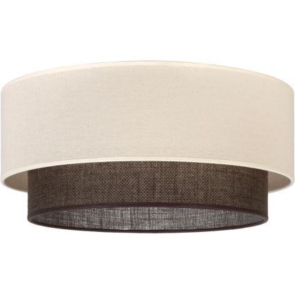Brilagi - Plafoniera LED BOHO STYLE 1xE27/15W/230V Ø 40 cm crema/marrone