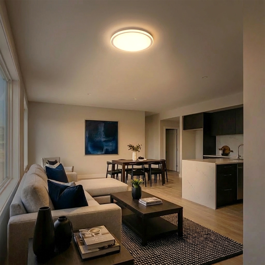 Brilagi - Plafoniera LED CARLOS LED/24W/230V Ø 40 cm bianca