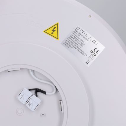 Brilagi - Plafoniera LED CARLOS LED/24W/230V Ø 40 cm bianca