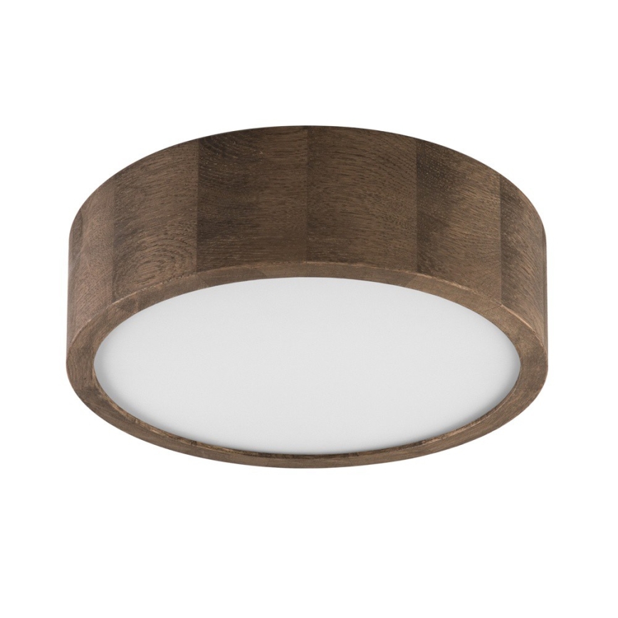 Brilagi - Plafoniera LED CARVALHO 1xE27/15W/230V, finitura rovere/noce, Ø 27 cm