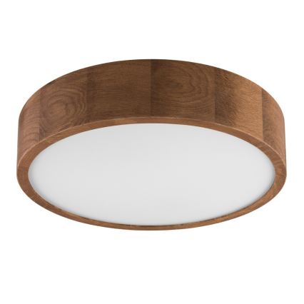 Brilagi - Plafoniera LED CARVALHO 2xE27/15W/230V rovere ciliegio, diam. 37 cm