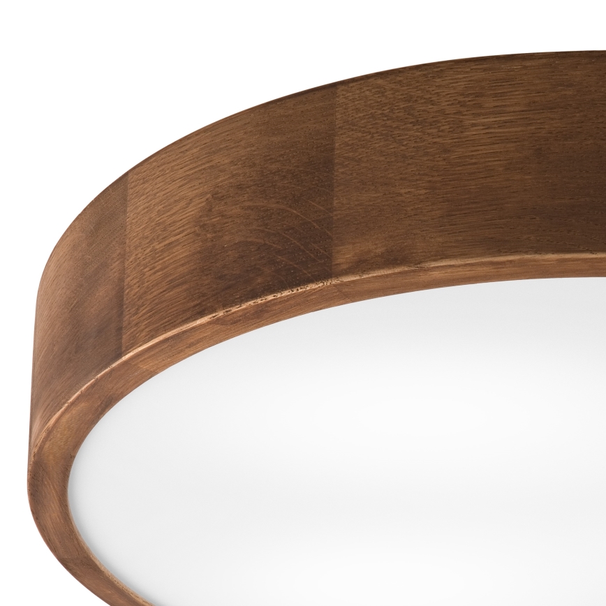 Brilagi - Plafoniera LED CARVALHO 3xE27/60W/230V quercia ciliegio diametro 47 cm