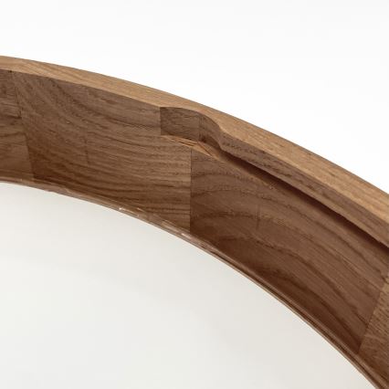Brilagi - Plafoniera LED CARVALHO 4xE27/60W/230V in rovere ciliegio diam. 57,5 cm