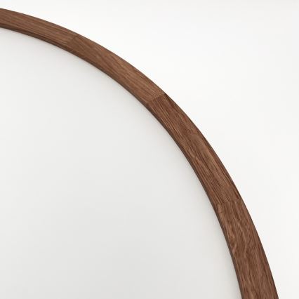 Brilagi - Plafoniera LED CARVALHO 4xE27/60W/230V in rovere ciliegio diam. 57,5 cm
