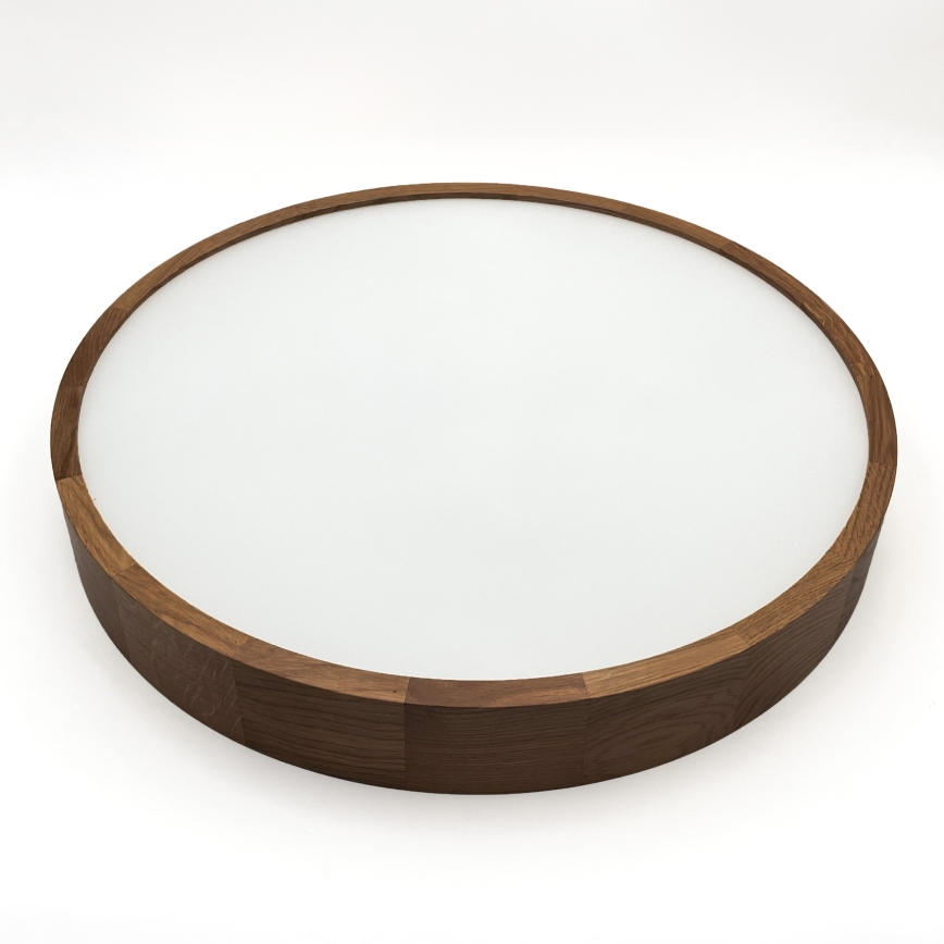 Brilagi - Plafoniera LED CARVALHO 4xE27/60W/230V in rovere ciliegio diam. 57,5 cm