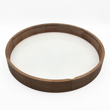 Brilagi - Plafoniera LED CARVALHO 4xE27/60W/230V in rovere ciliegio diam. 57,5 cm