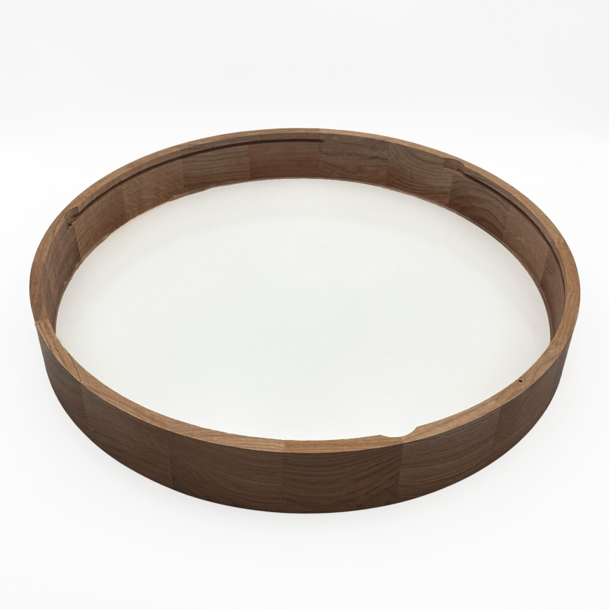 Brilagi - Plafoniera LED CARVALHO 4xE27/60W/230V in rovere ciliegio diam. 57,5 cm