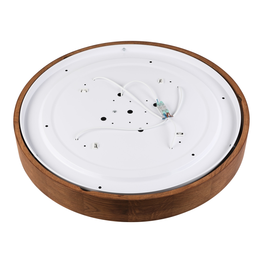 Brilagi - Plafoniera LED CARVALHO 4xE27/60W/230V in rovere ciliegio diam. 57,5 cm