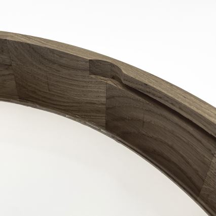 Brilagi - Plafoniera LED CARVALHO 4xE27/60W/230V rovere/noce Ø 57,5 cm