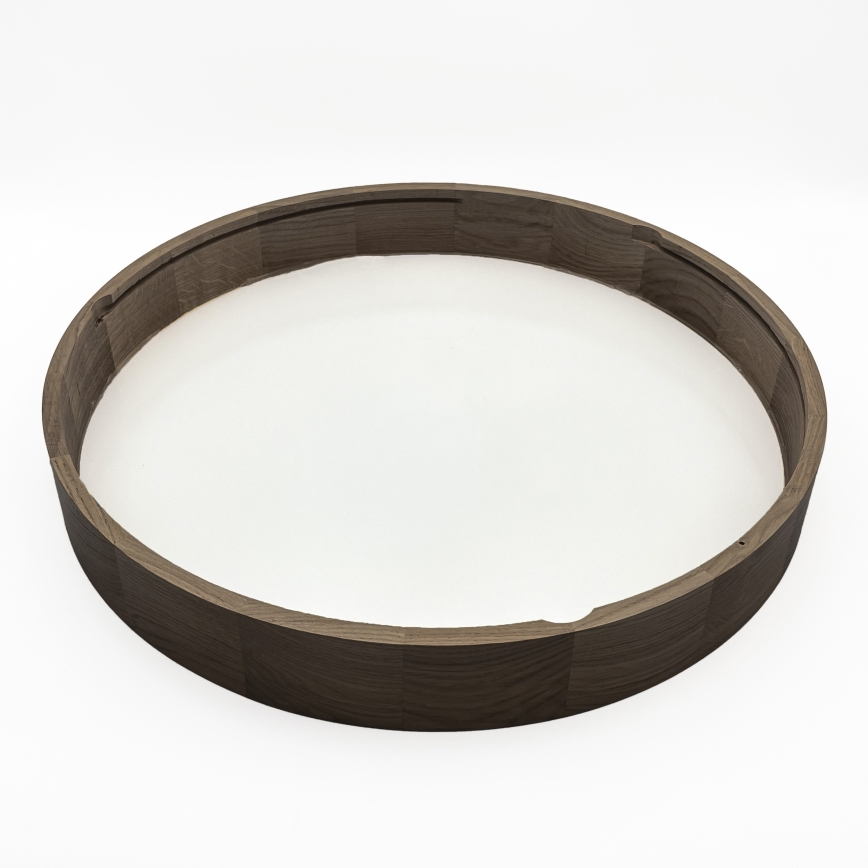 Brilagi - Plafoniera LED CARVALHO 4xE27/60W/230V rovere/noce Ø 57,5 cm