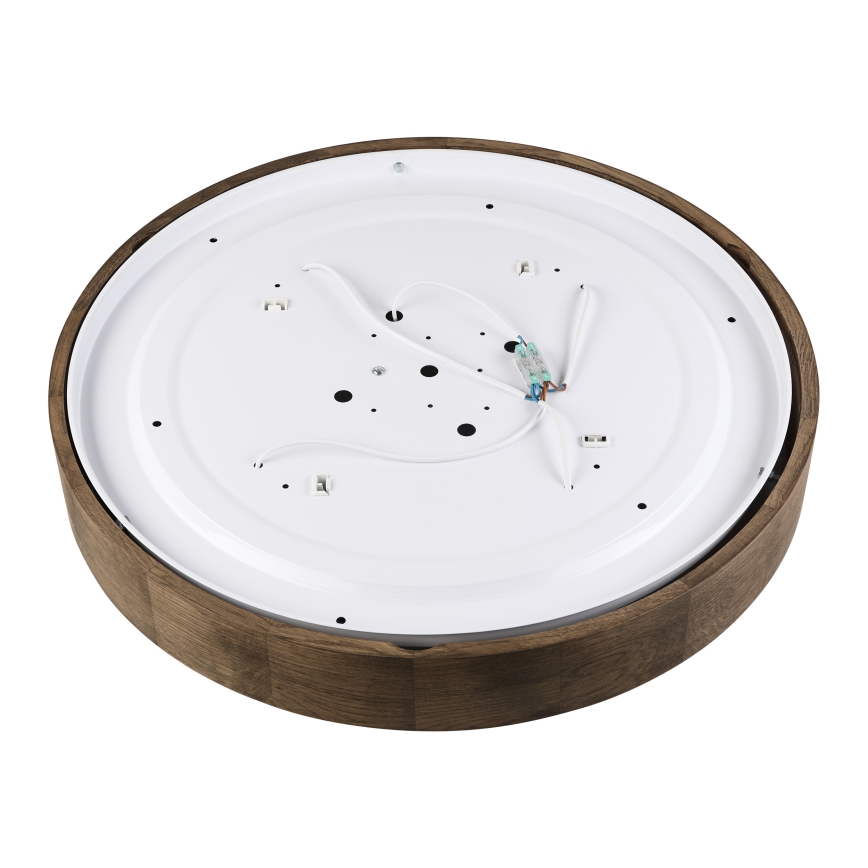 Brilagi - Plafoniera LED CARVALHO 4xE27/60W/230V rovere/noce Ø 57,5 cm