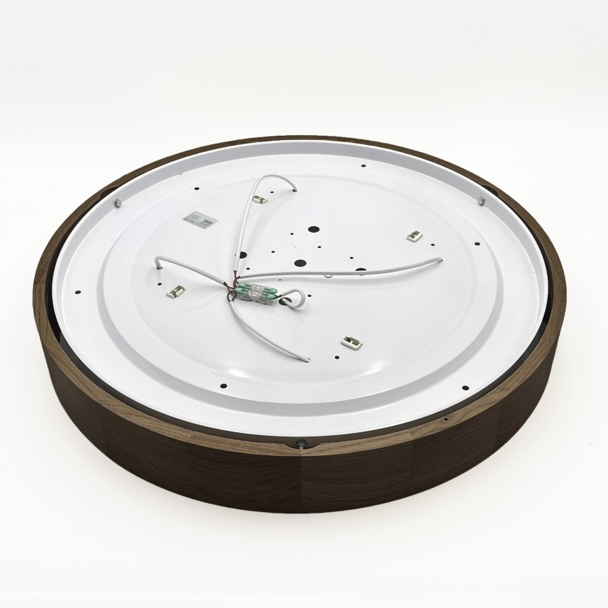 Brilagi - Plafoniera LED CARVALHO 4xE27/60W/230V rovere/noce Ø 57,5 cm