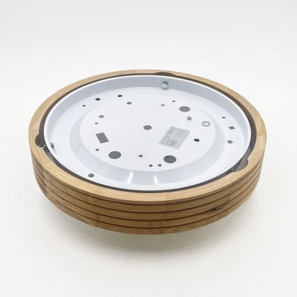 Brilagi - Plafoniera LED CARVALHO MODERN SLIM 1xE27/60W/230V Ø 27,5 cm rovere