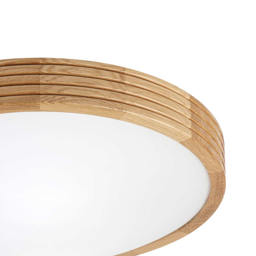 Brilagi - Plafoniera LED CARVALHO MODERN SLIM 2xE27/60W/230V Ø 37,5 cm rovere