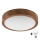 Brilagi - Plafoniera LED CARVALHO SLIM 1xE27/60W/230V quercia ciliegio diametro 27 cm